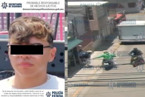 Video: Roban su moto y le disparan en la pierna; sucedió en Coacalco